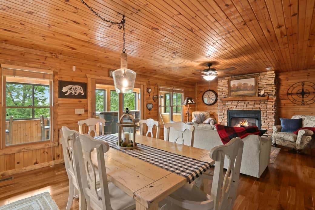 1st Floor Dining and Living Rooms