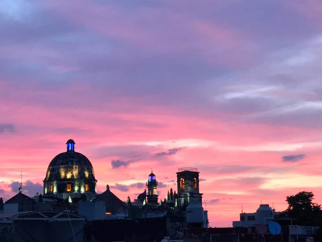 Atardecer desde la terraza Atardecer desde la terraza