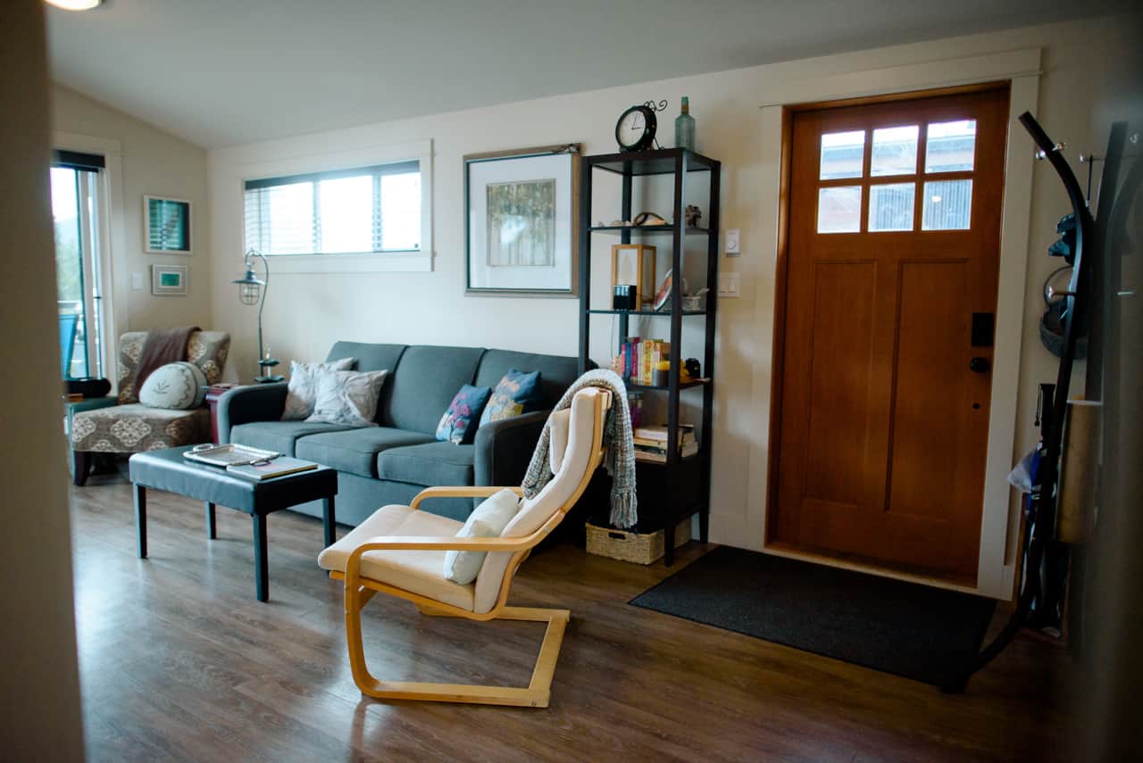 Entrance to living room