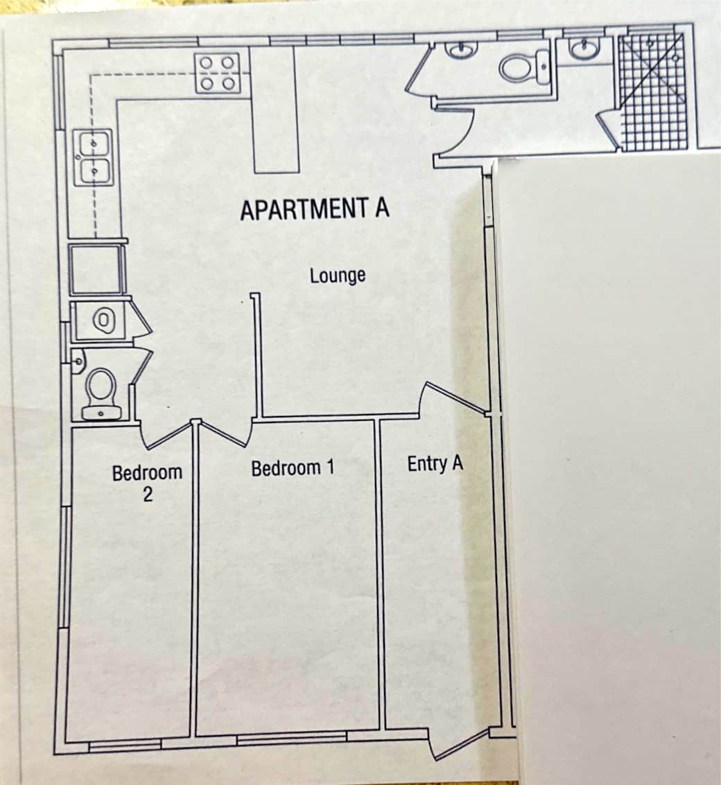Tree run apt A floor plan