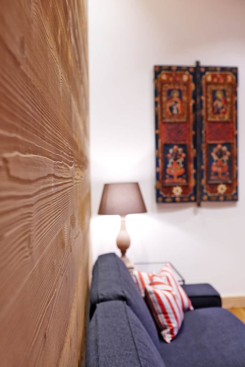 Massivholzwand