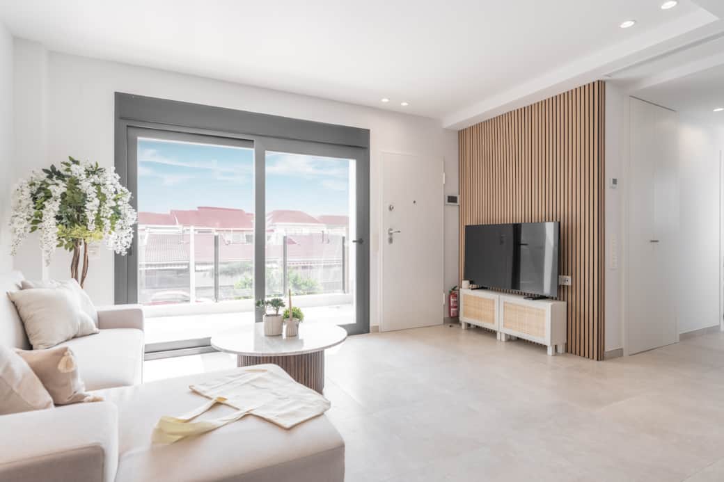 Living Room with Terrace View