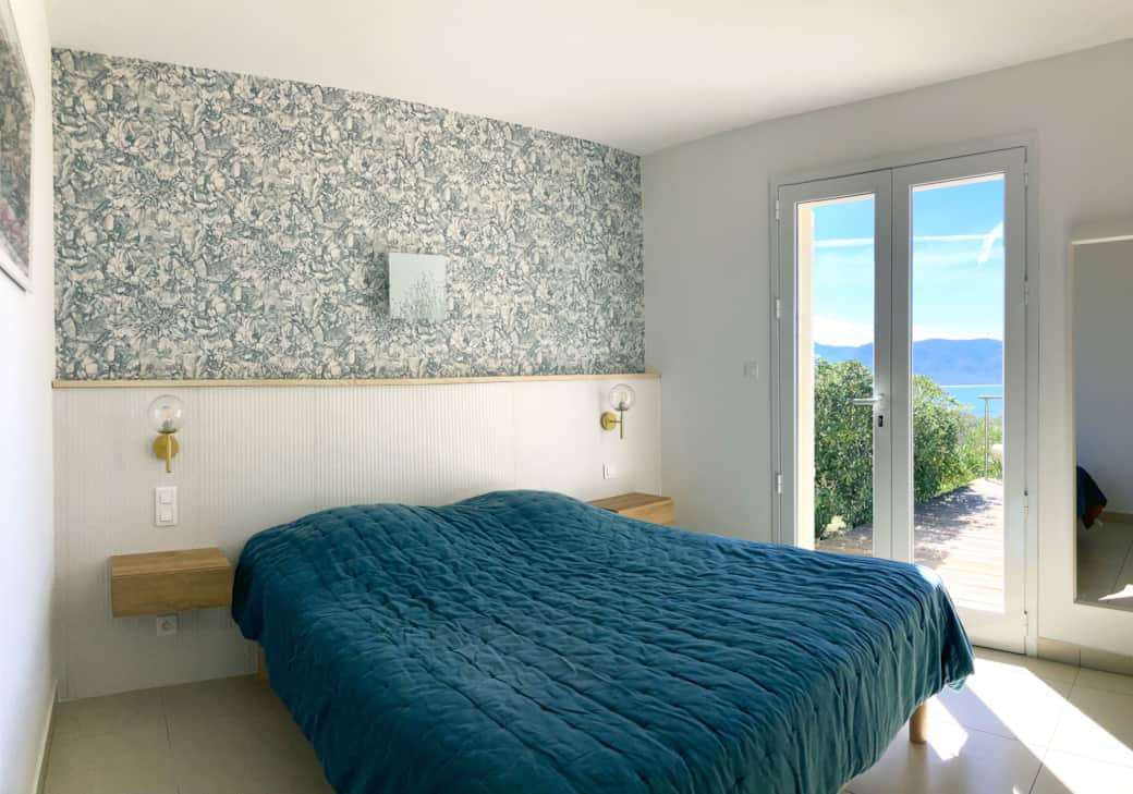 *Grande Villa A - Chambre parentale vue - Résidence Ogliastrello - Olmeto 2024