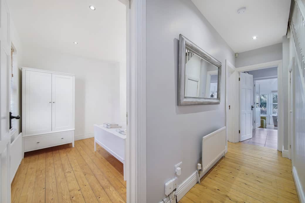 Downstairs hallway