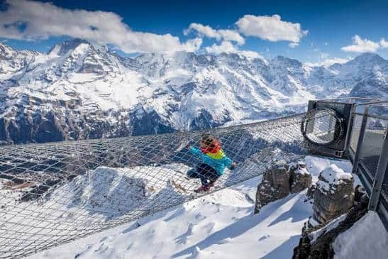 Schilthorn Piz Gloria and the Birg Thrill Walk above Mürren