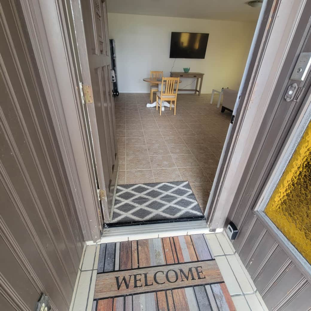 Main entrance to studio