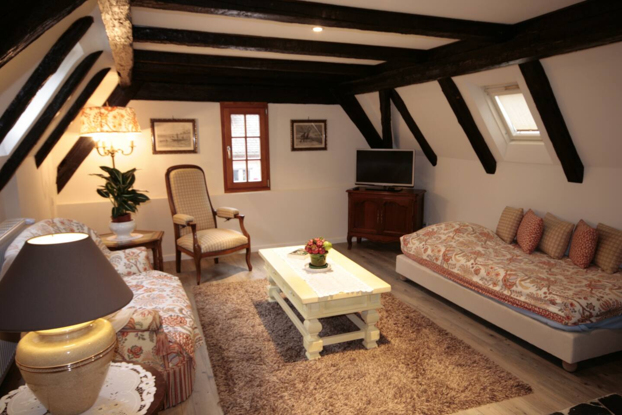 Salon/Séjour avec un lit simple