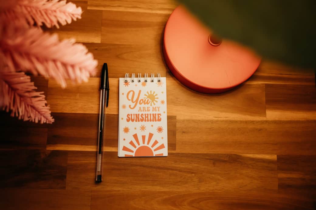 Every detail matters, even the handy notepads in each room.