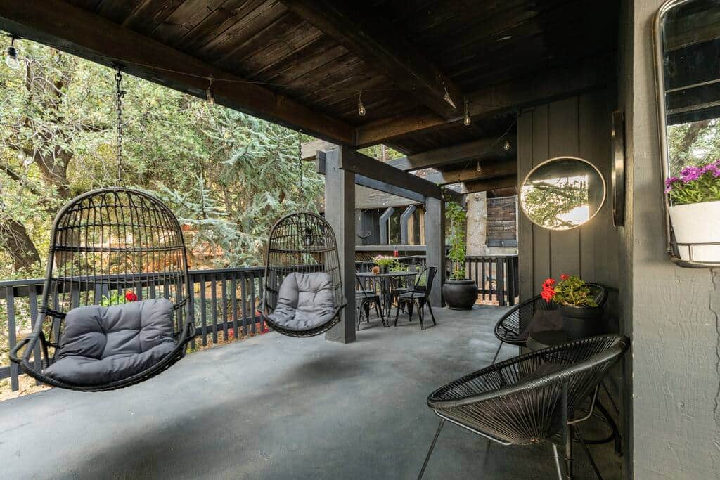 Very spacious private balcony.