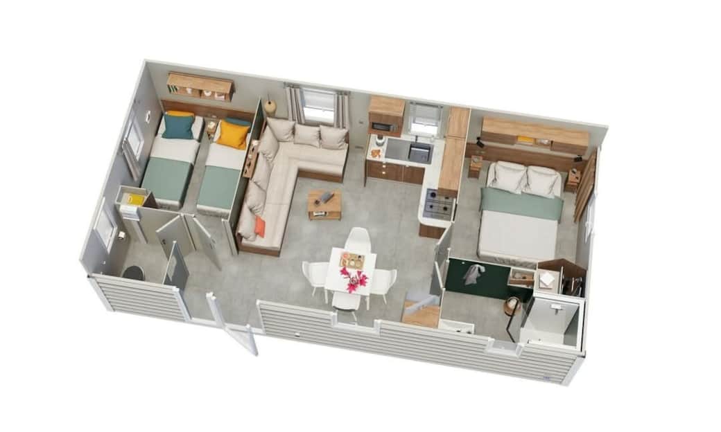 Plan du mobil home 