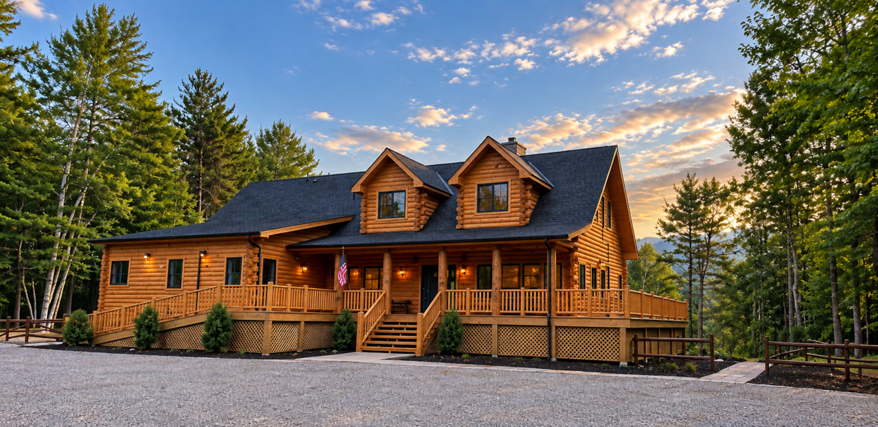 View from the driveway