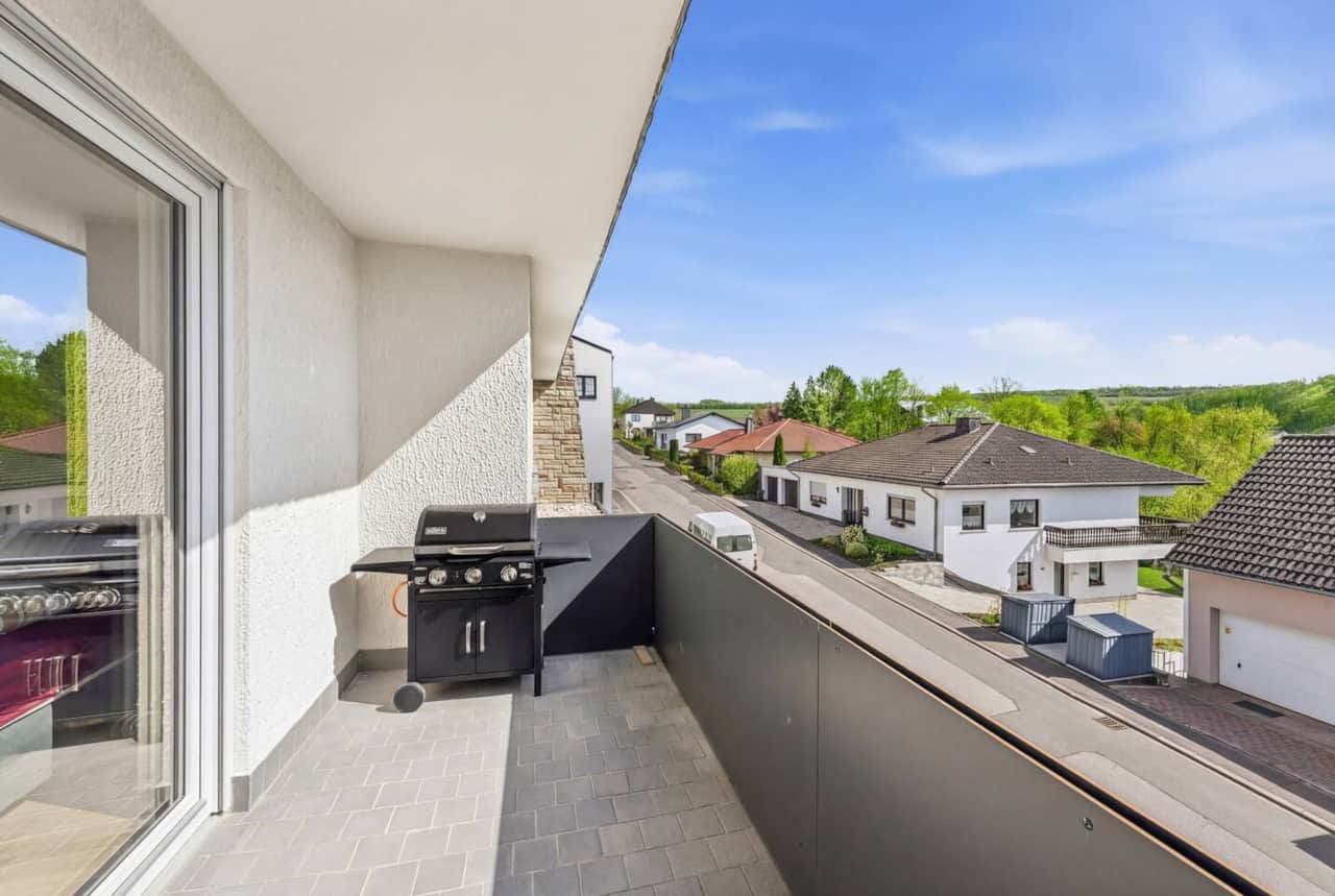 Private Terrasse mit Gasgrill & Ausblick – grillen über den Dächern Trierweilers