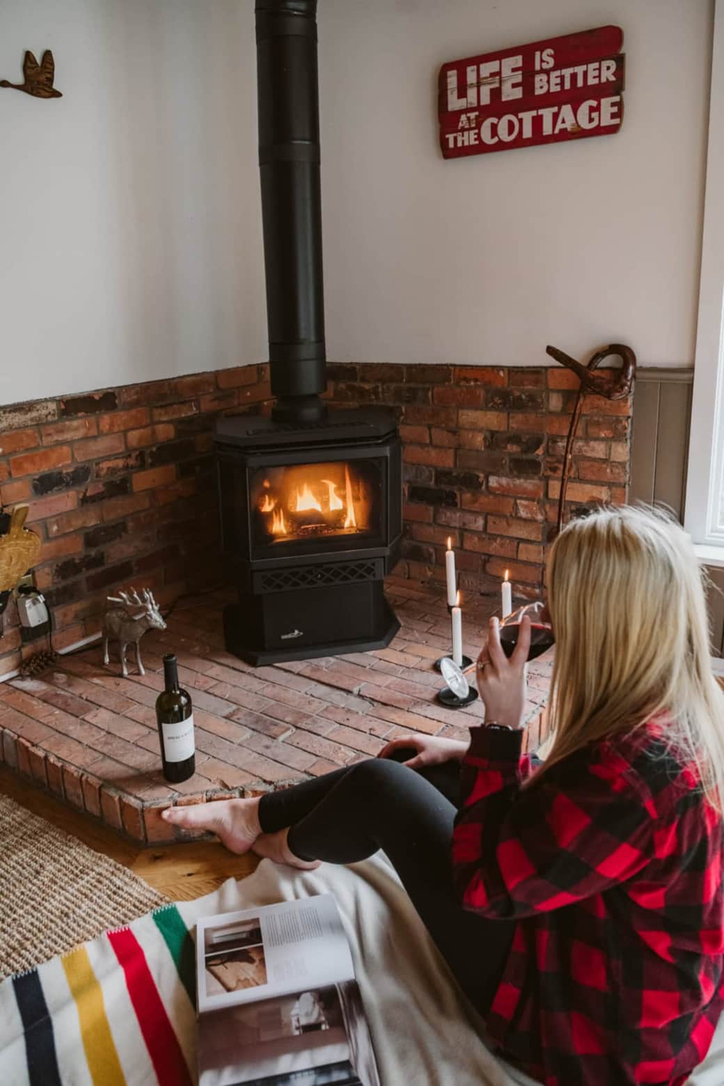 Get cozy by the fire