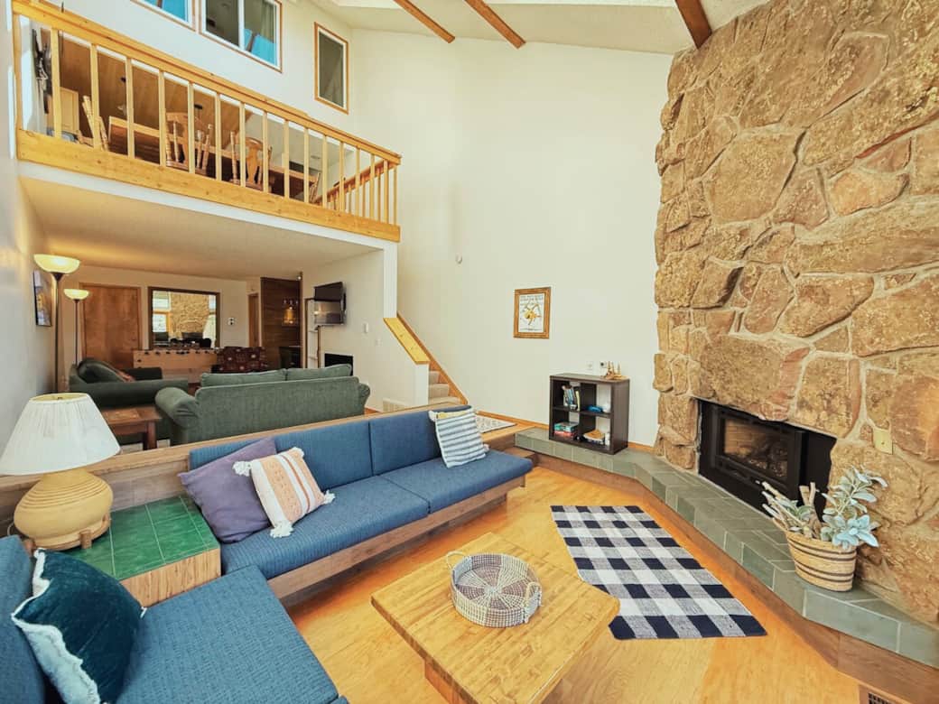Open-style loft layout means ample natural light throughout the home.