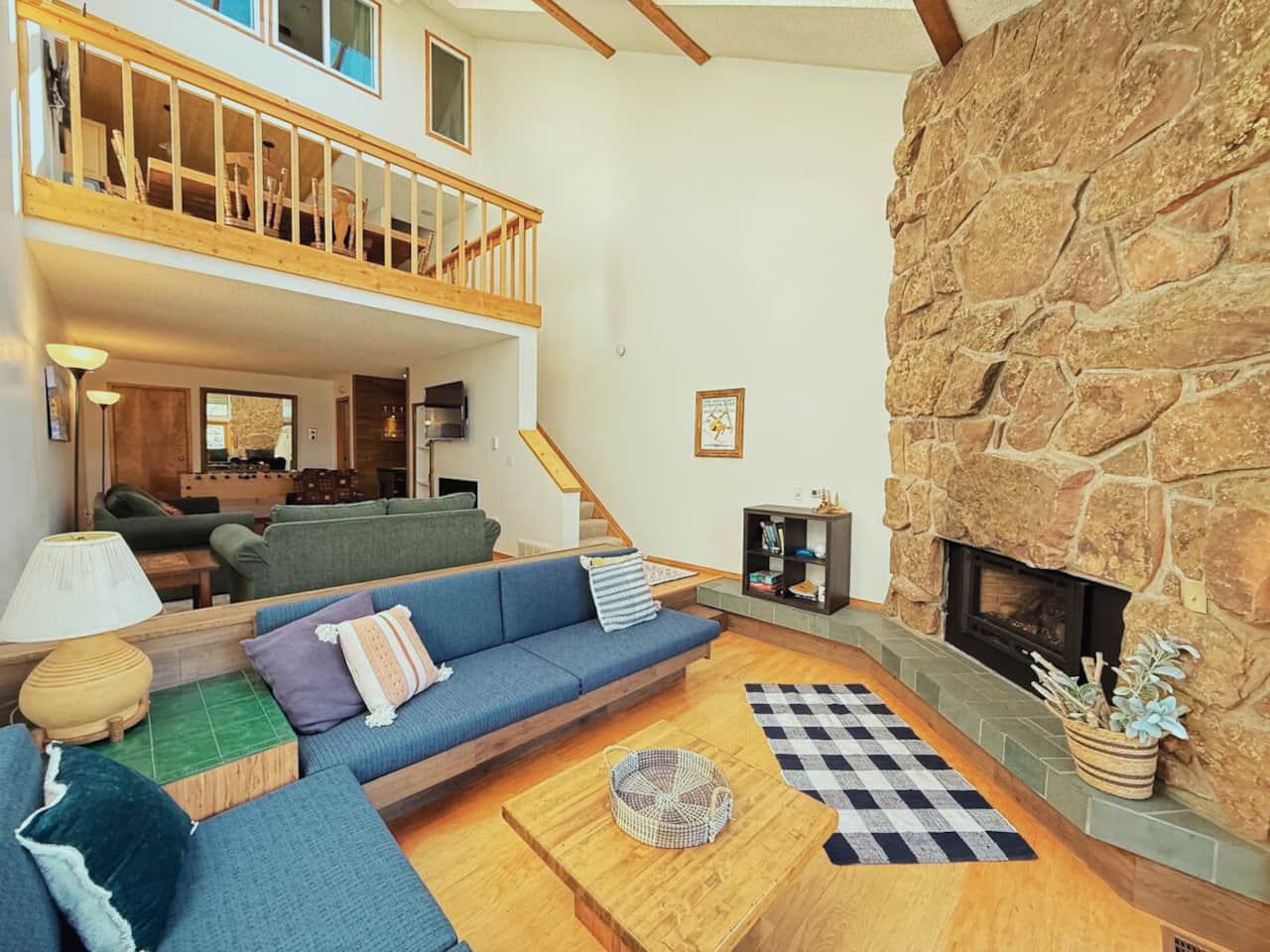 Open-style loft layout means ample natural light throughout the home.