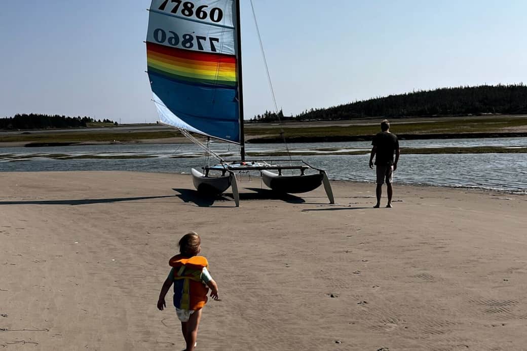 Low tide baby! Low tide baby!