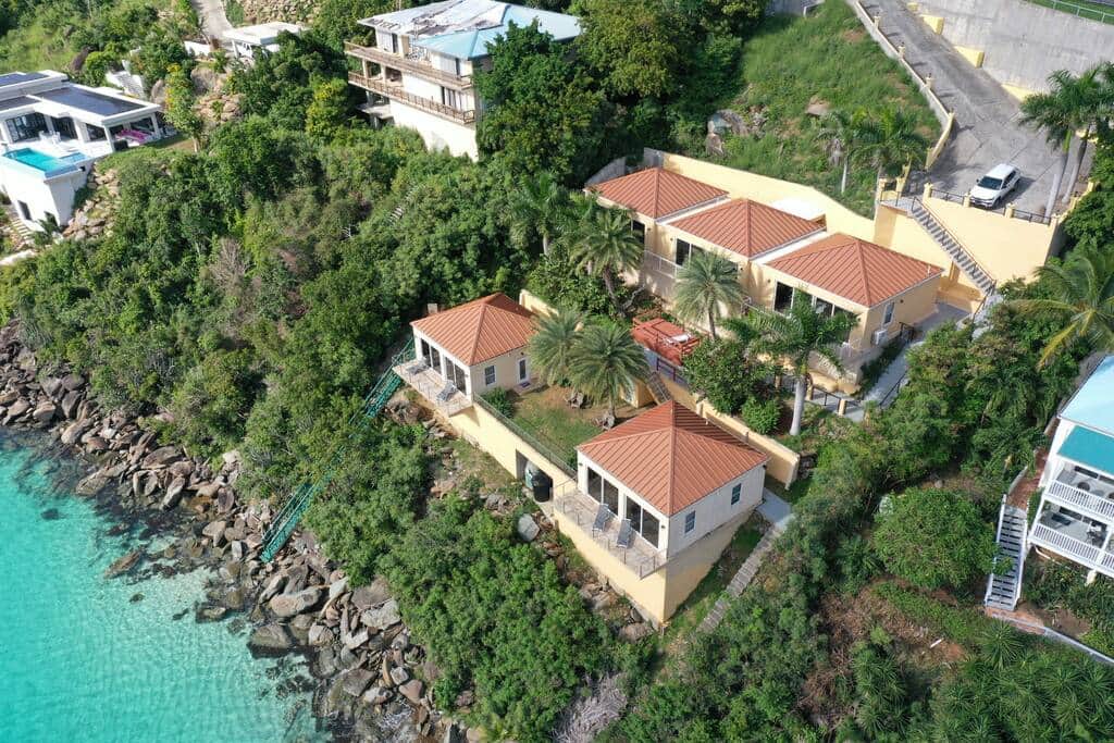 Sailfish Villa Luxury Beachfront Estate Magens Bay Villa in Northside