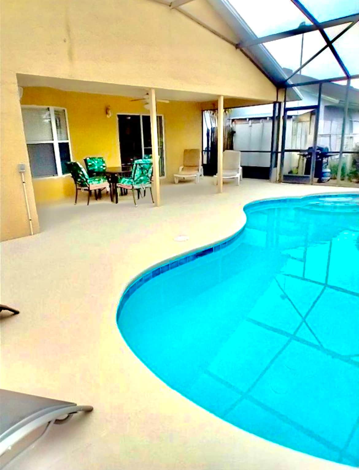 Beautiful pool with plenty of deck space