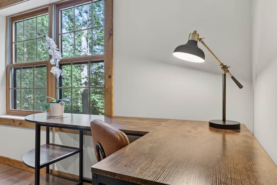 Workspace with forest view