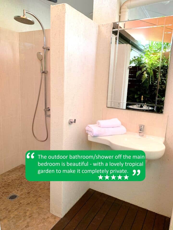 Outdoor Shower.