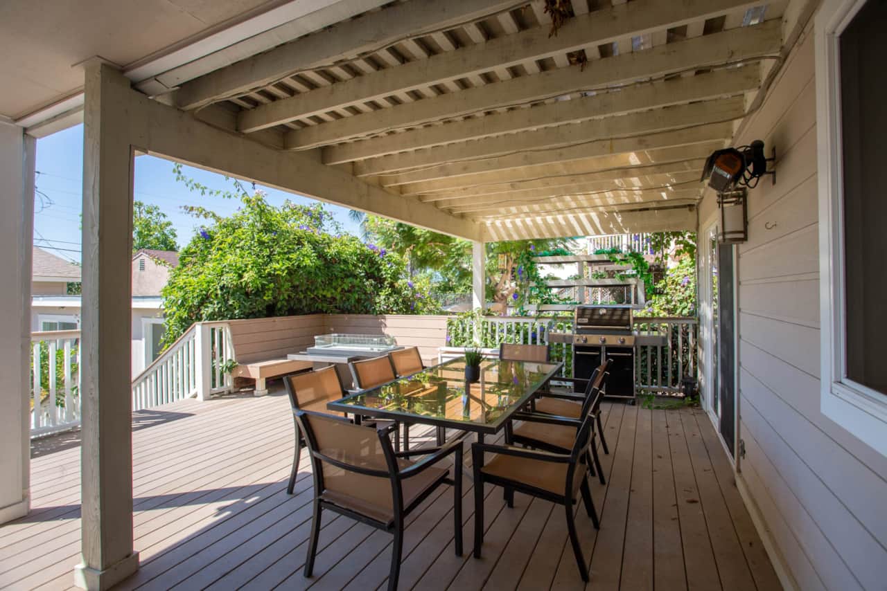 Covered Back Porch