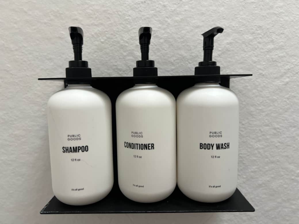Public Goods Shampoo, Conditioner, and Body Wash