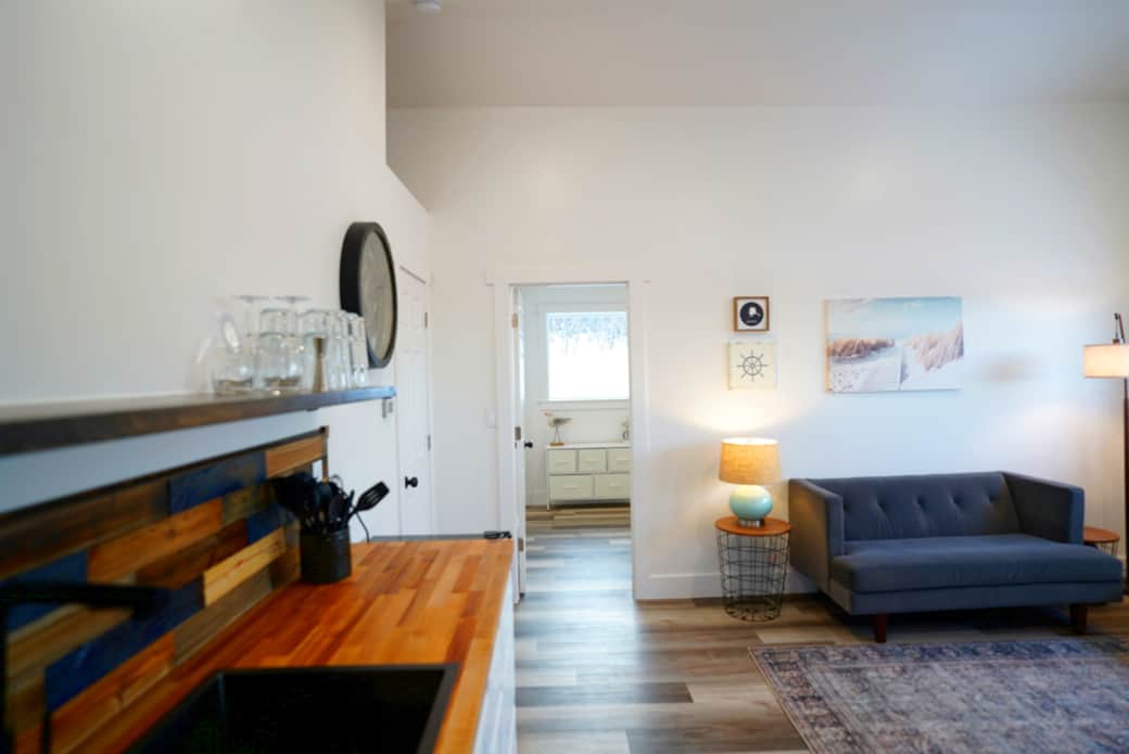 Kitchenette and Bedroom Entrance