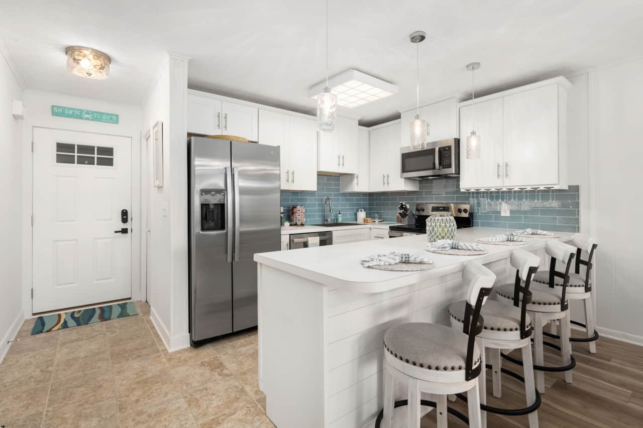Kitchen and Breakfast Bar.  