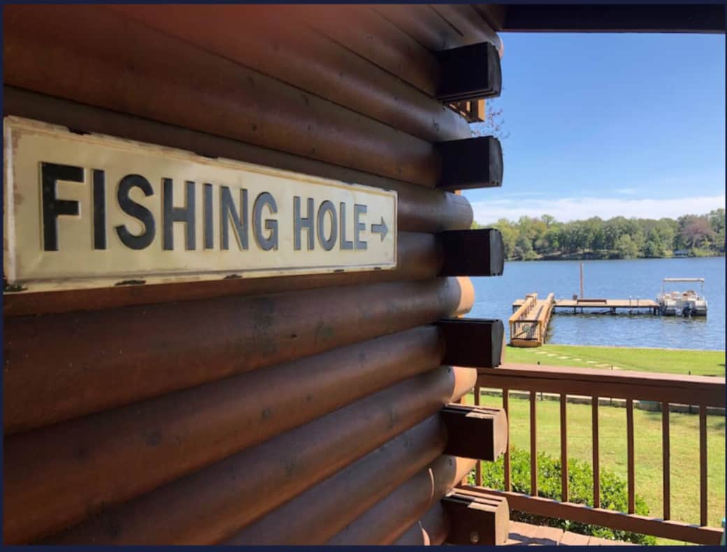 Lakeside escape: fishing, swimming, boating