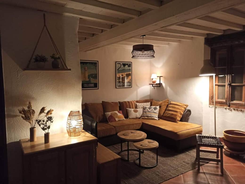 Salon en soirée