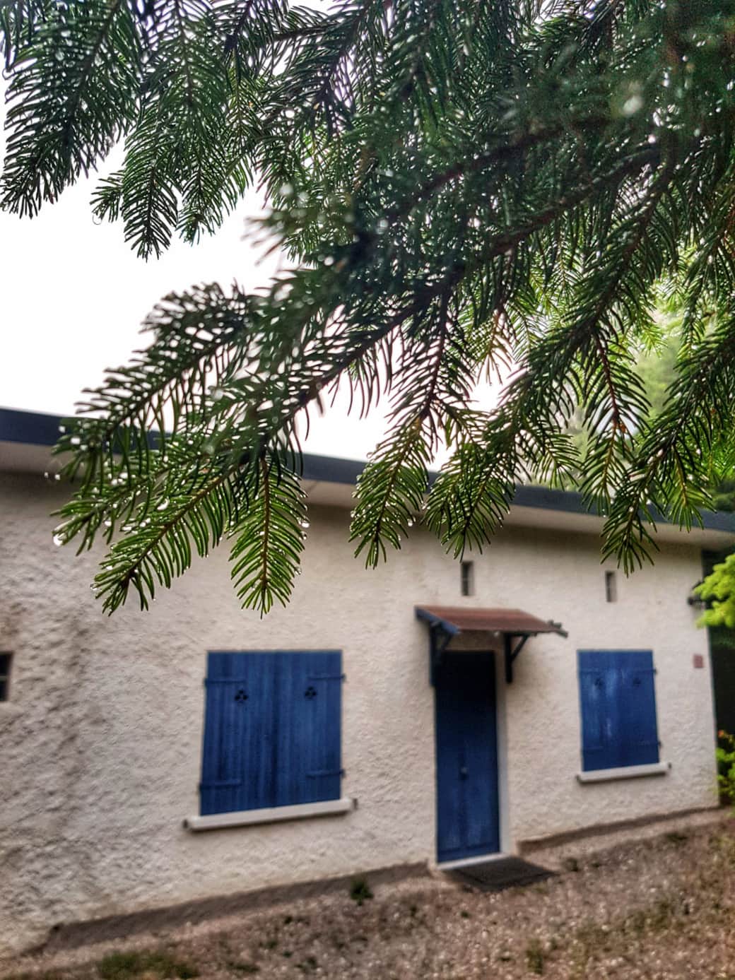 l'avant de la maison