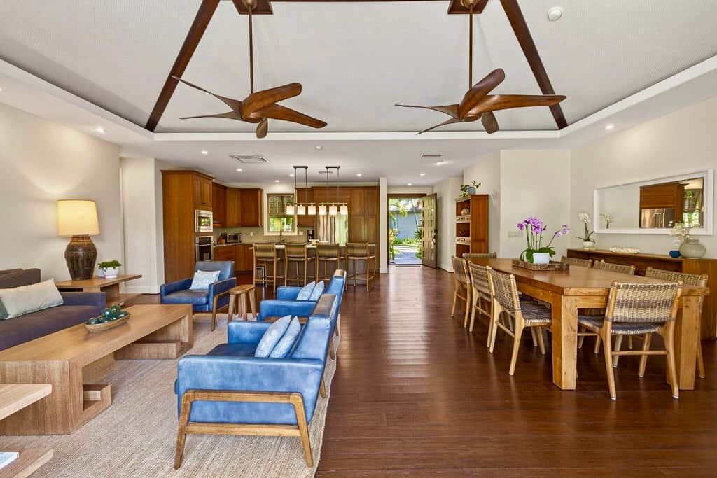 Bright, airy living and dining. The perfect space to start your day.