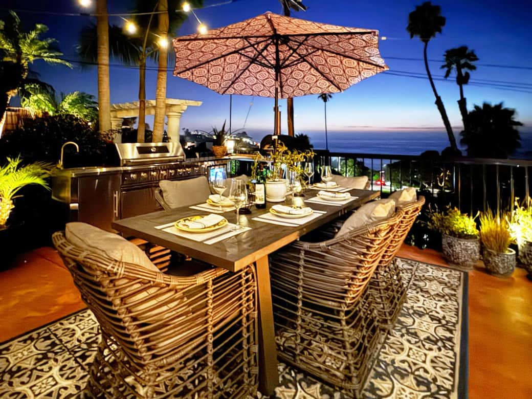 Early Summer Sunset Dinner