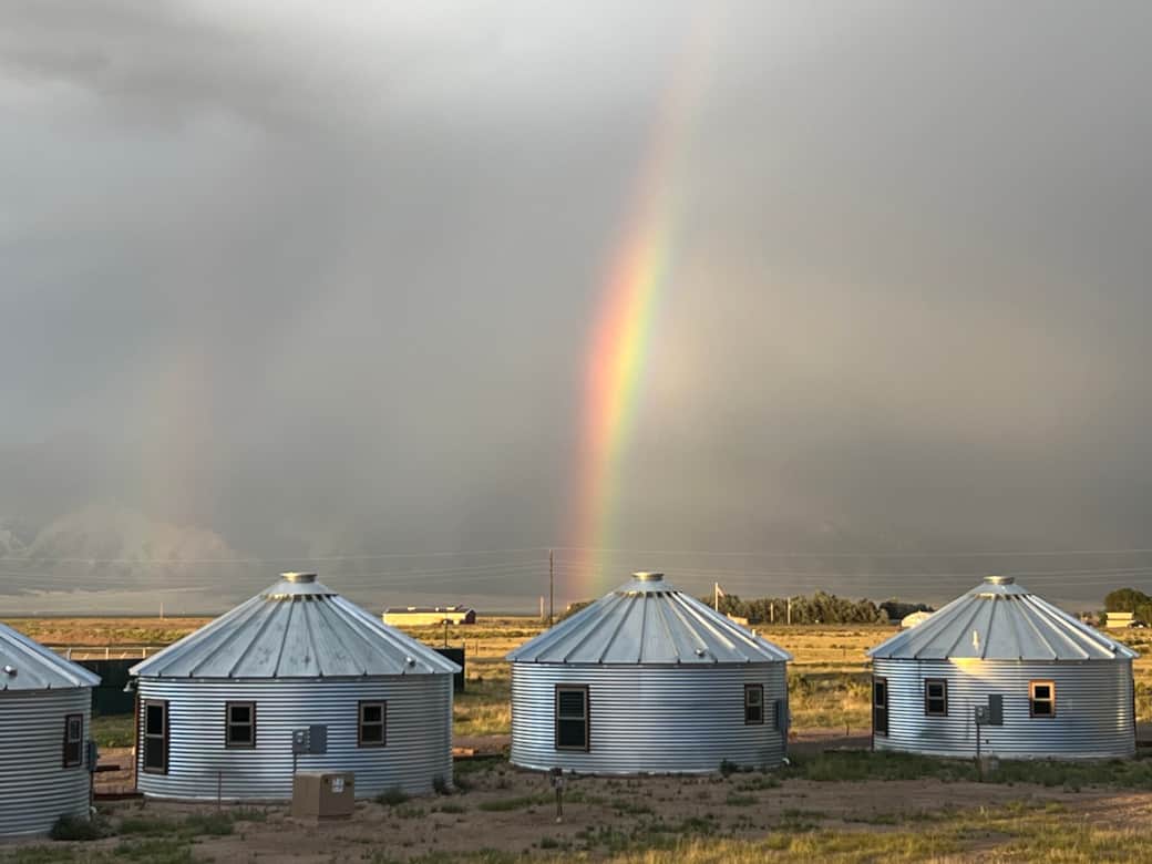 Grain Bin Studios in Rainbow Grain Bin Studios in Rainbow