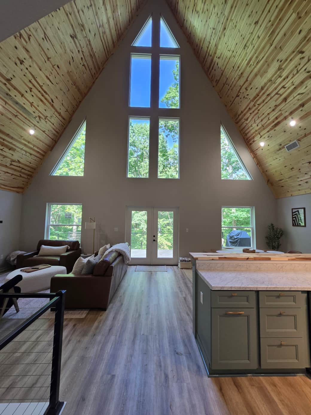 Light-filled spaces designed for unwinding.