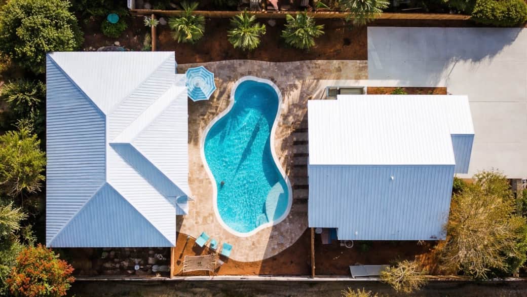 Private Pool Layout Aerial