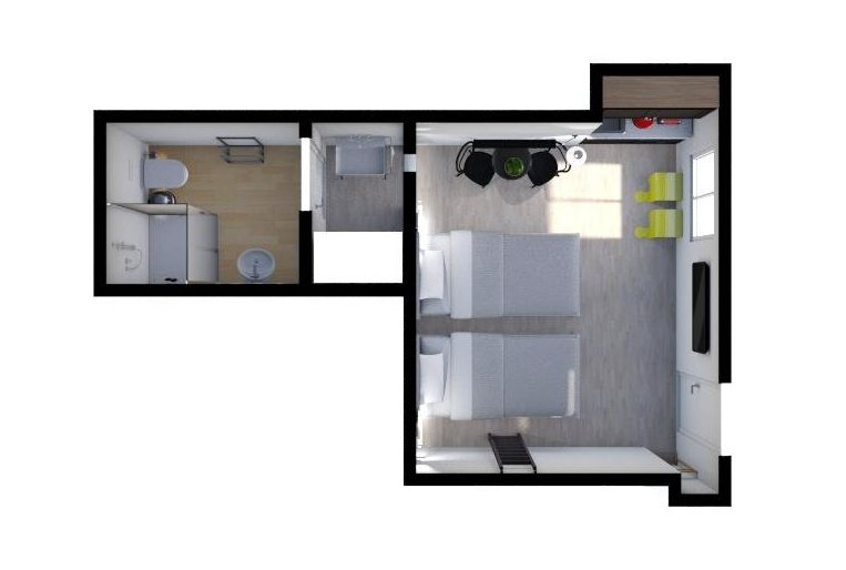 Apt 7 - Floor Plan