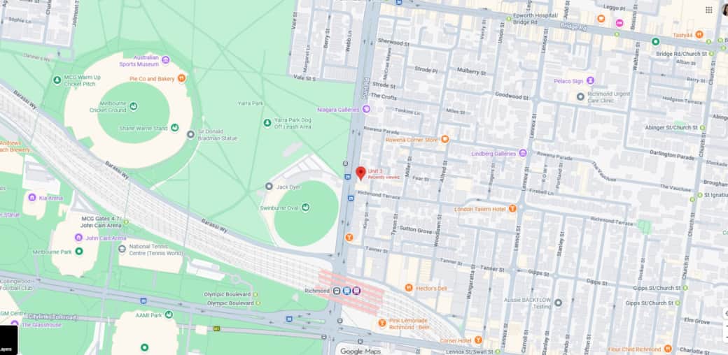 Map of the property location