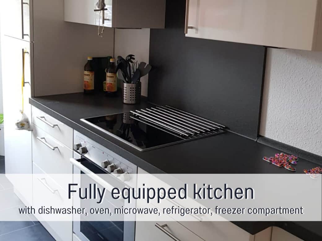 Fully equipped kitchen