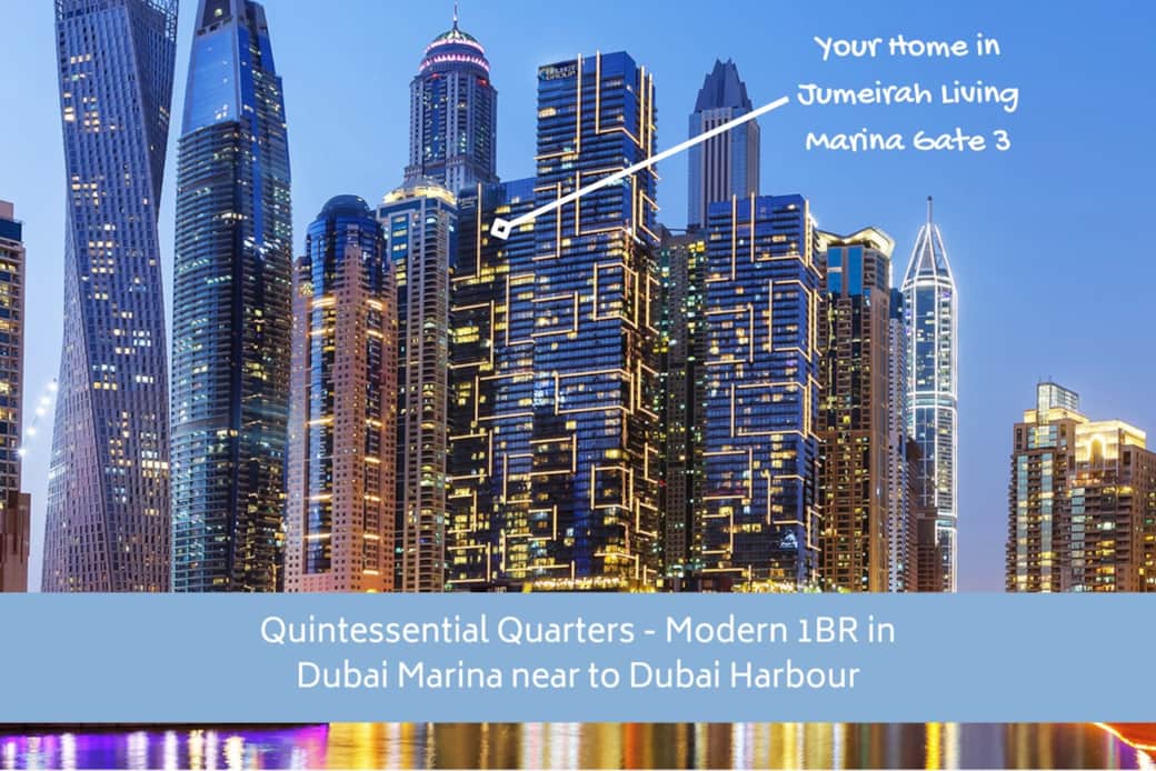 Modern 1BR In Dubai Marina near to Dubai Harbour Modern 1BR In Dubai Marina near to Dubai Harbour