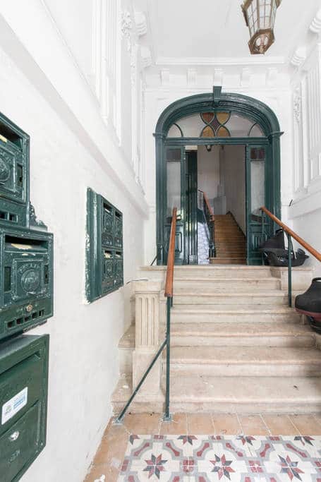 Entrance of the building