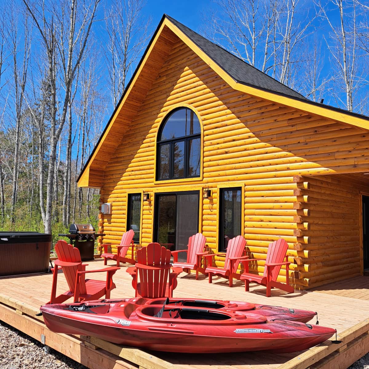 Summit Lodge Lochaber Lake Lodges Vacation Rental Log Cabin in