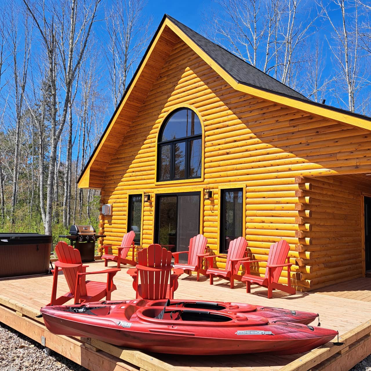 Front Deck of Summit Lodge