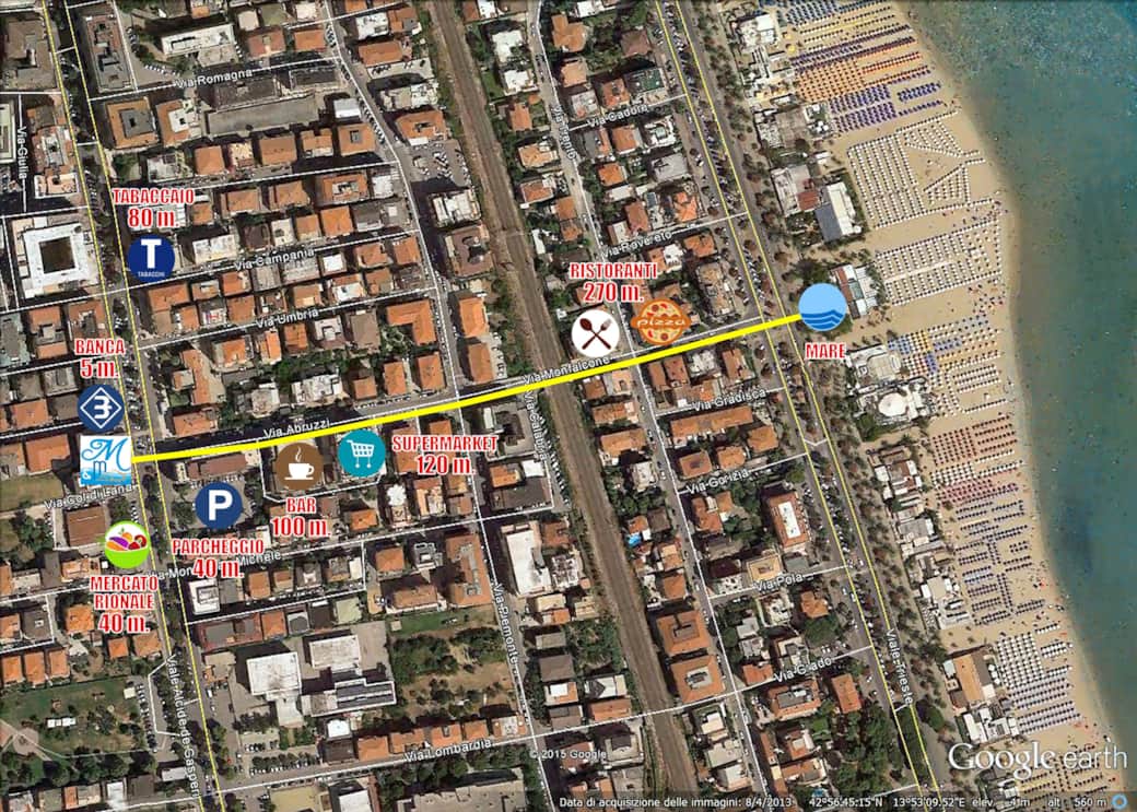 Vicino a tutti i servizi ed al mare