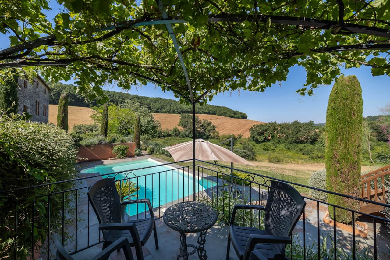 Vue piscine