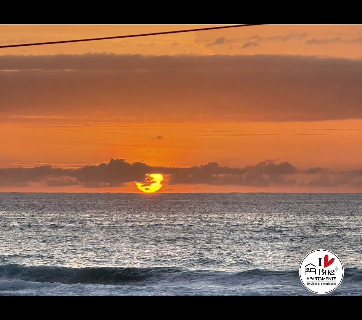 Tramonto con vista mare