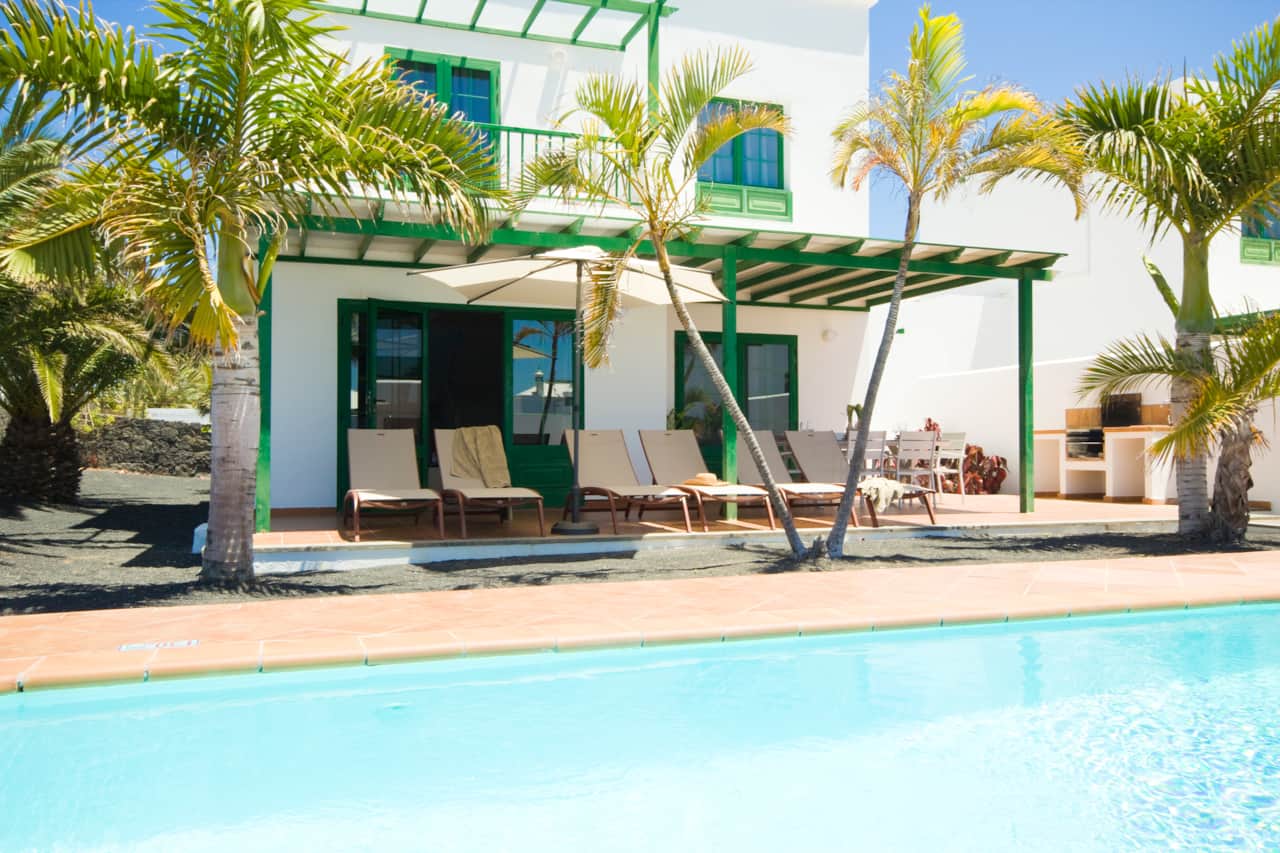 Villa vacacional con piscina privada en Playa Blanca Lanzarote - Villa Costa Papagayo 2
