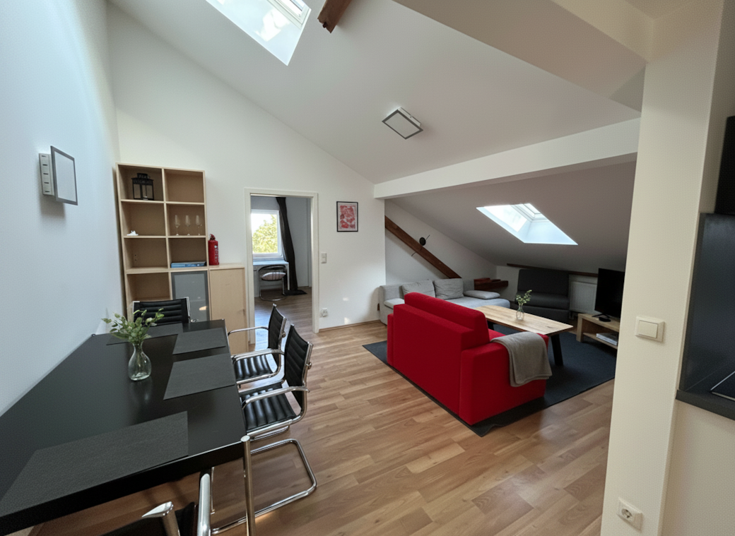 Wohnzimmer mit Schlafsofas Wohnzimmer mit Schlafsofas