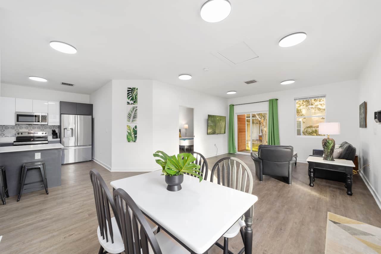 Open floorplan living