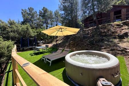 Cabaña ecológica con jacuzzi — foto 6
